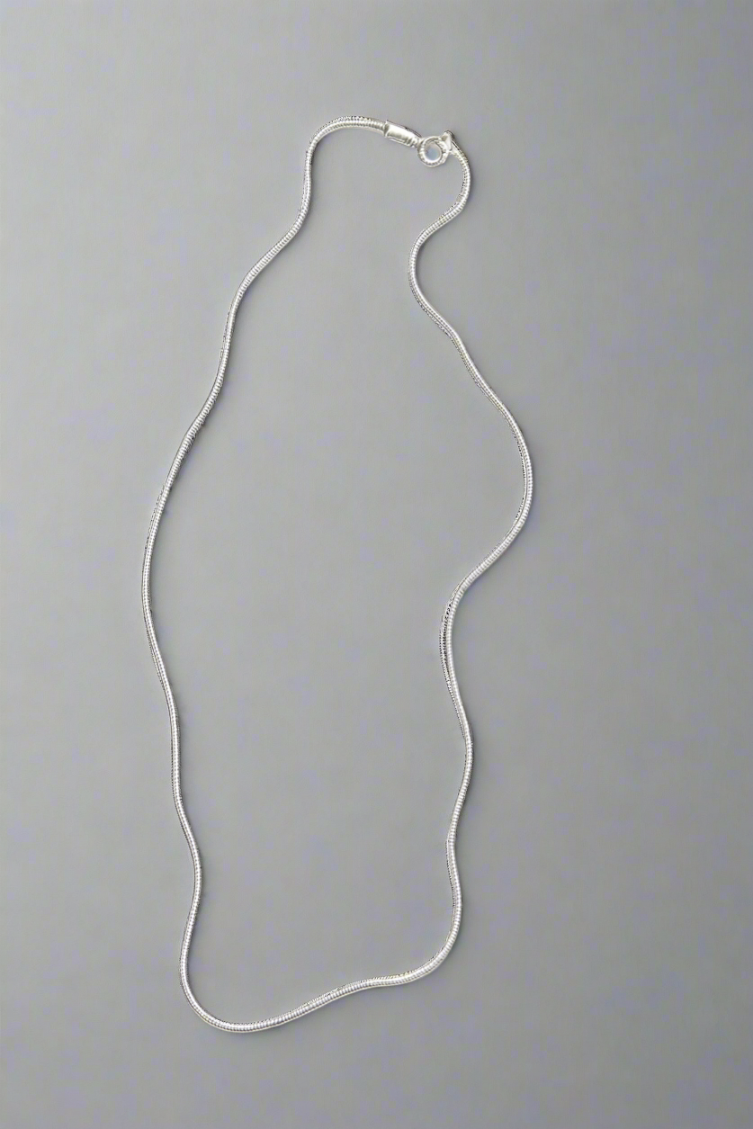 Sleek Shine 92.5 Sterling Silver Snake Chain