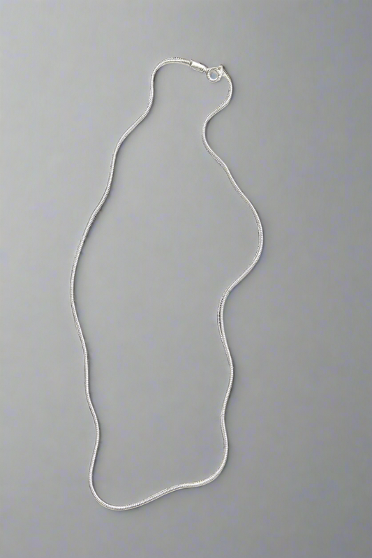 Sleek Shine 92.5 Sterling Silver Snake Chain